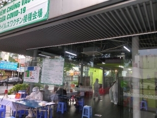 接種会場様子