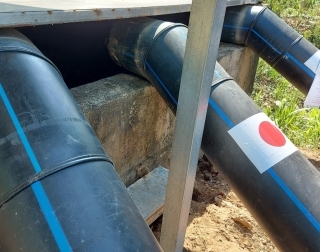 供与機材(パイプ3台)